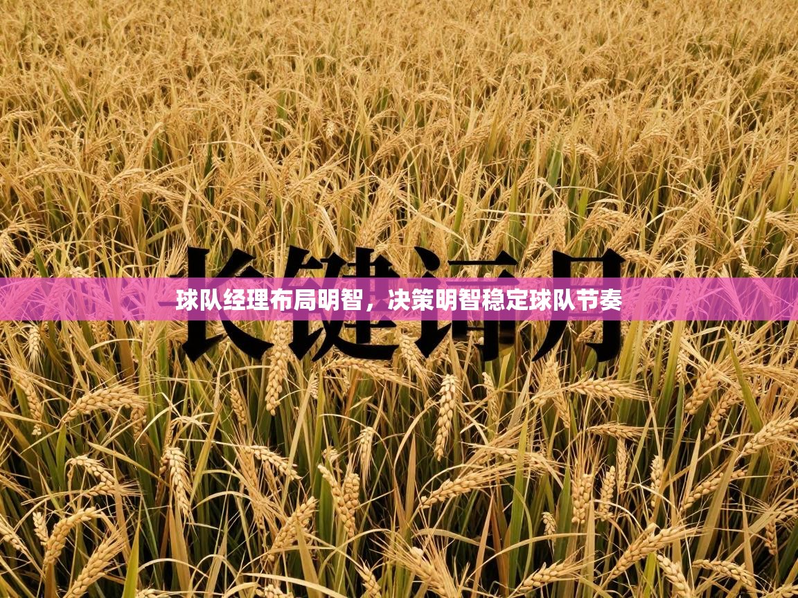 球队经理布局明智，决策明智稳定球队节奏  第1张